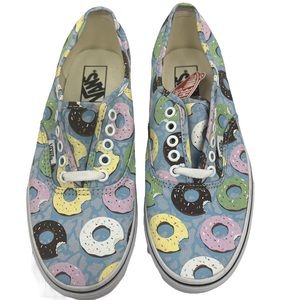 Vans Canvas Low Top Unisex Men‎ 6.5 Women 8  Late Night Skyway Doughnut Print
